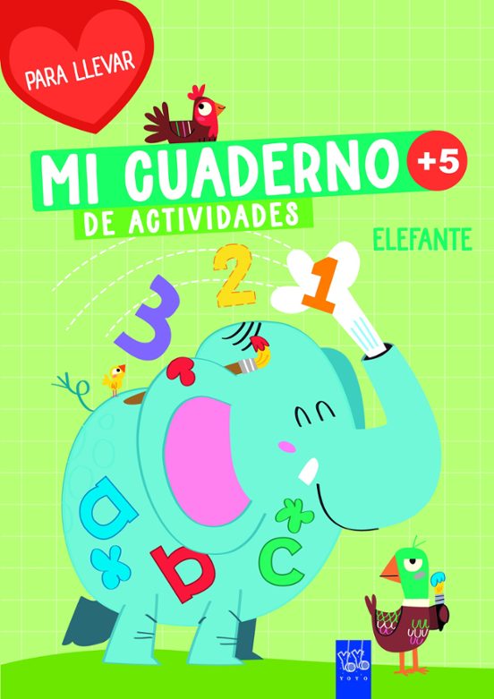 Mi Cuaderno De Actividades Para Llevar. Elefante
