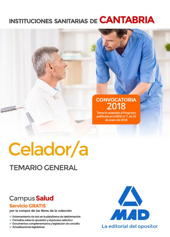 Celador/a De Las Instituciones Sanitarias De La Comunidad Autónoma De Cantabria. Temario General