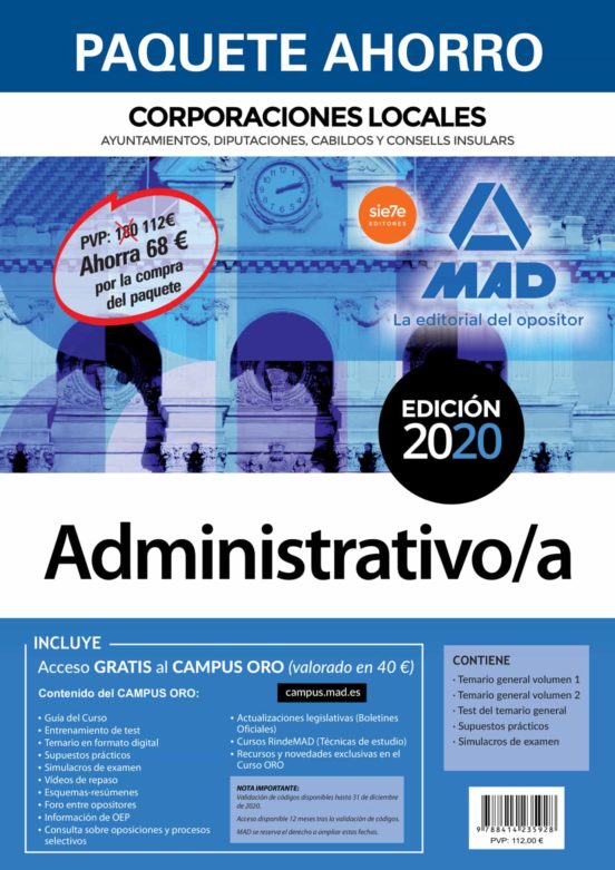 Paquete Ahorro Administrativo De Corporaciones Locales