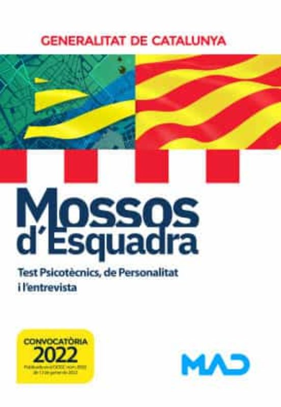 Mossos D Esquadra De La Generlitat De Catalunya. Test Del Temari Ofici