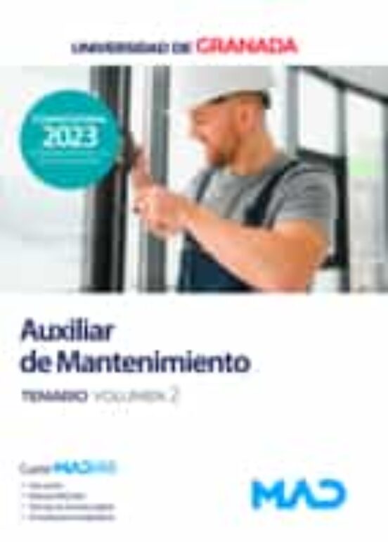 Auxiliar De Mantenimiento. Temario Volumen 2 Universidad De Granada