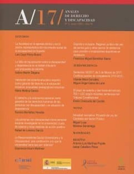 Anales De Derecho Y Discapacidad Nº 2