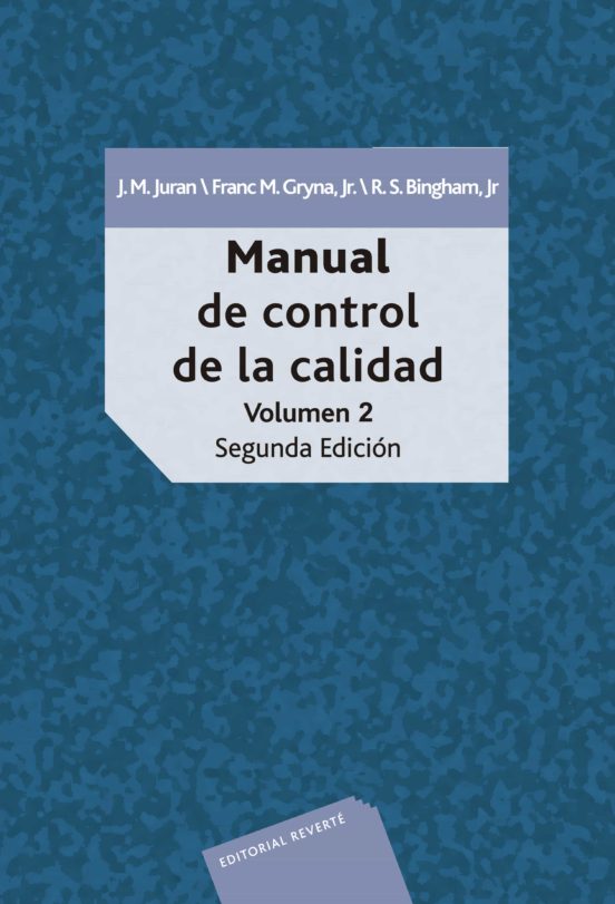 Manual De Control De La Calidad. Vol. 2