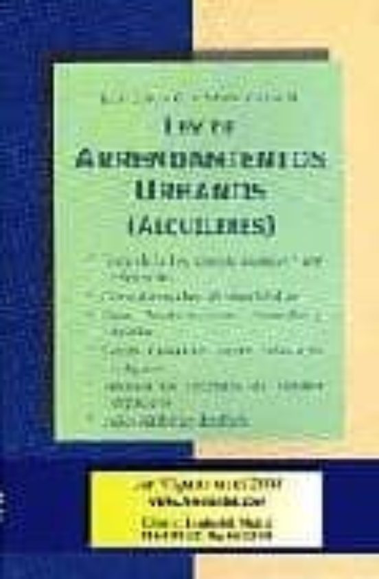 Ley De Arrendamientos Urbanos