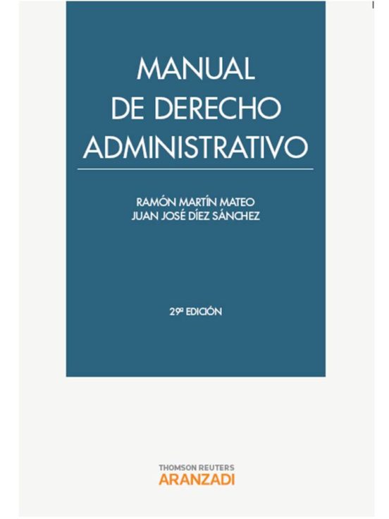 Manual De Derecho Administrativo