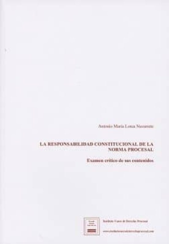 La Responsabilidad Constitucional De La Norma Procesal