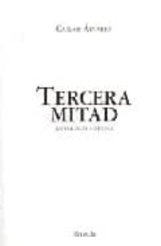 Tercera Mitad: Antologia Poetica