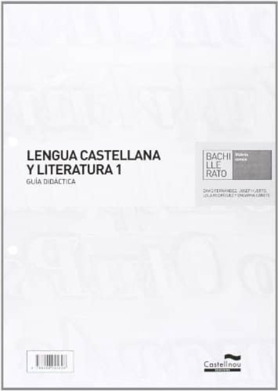Gd Lengua Castellana Y Literatura 1