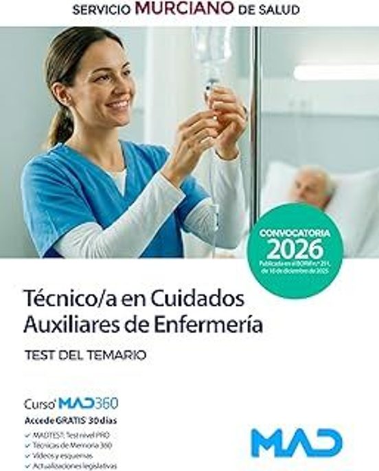 Técnico/a En Cuidados Auxiliares De Enfermería Del Servicio Murci Ano