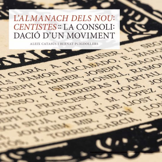 L Almanach Dels Noucentistes. La Consolidacio D Un Moviment