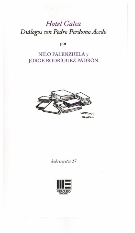 Hotel Galea Dialogos con Pedro Perdomo Acedo