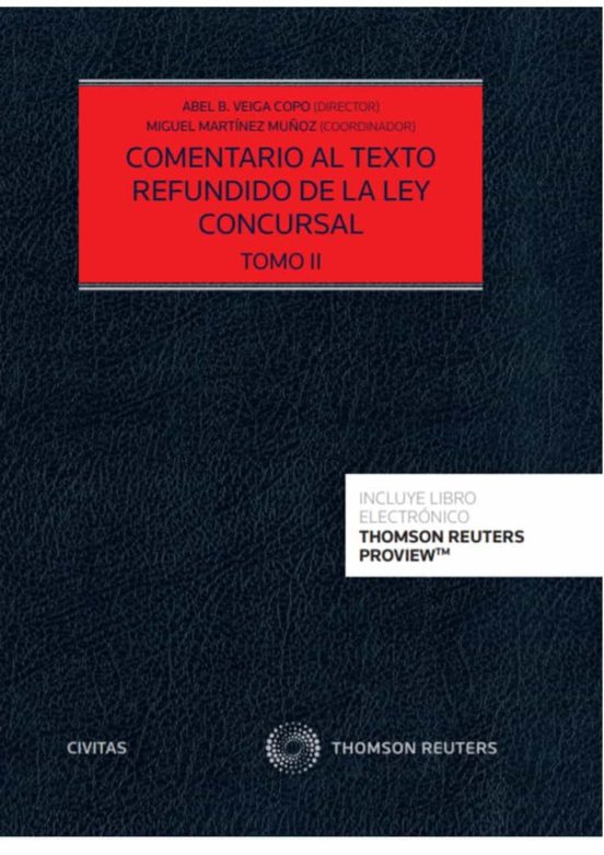 Comentario Al Texto Refundido De La Ley Concursal