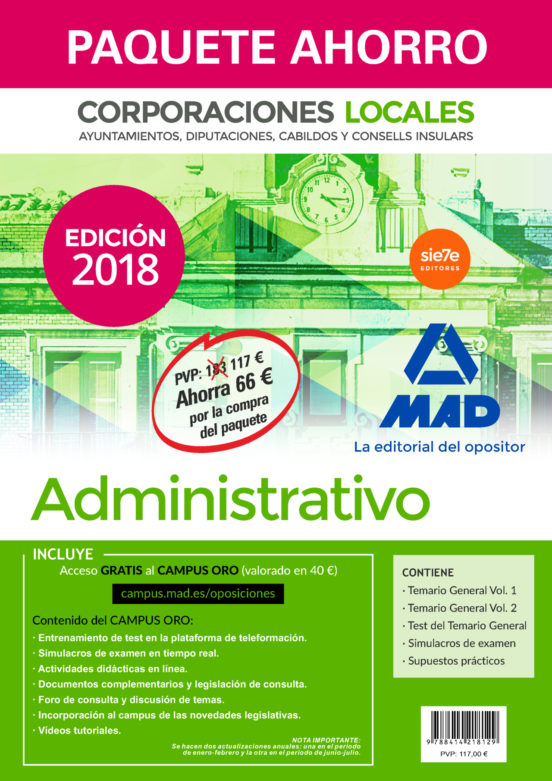 Paquete Ahorro Administrativo De Corporaciones Locales