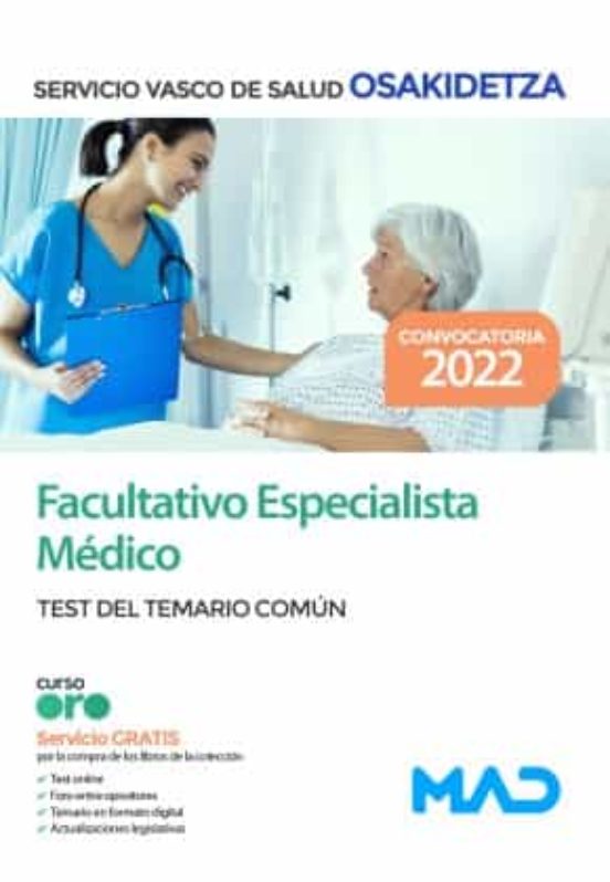 Facultativo Especialista. Servicio Vasco De Salud. Osakidetza