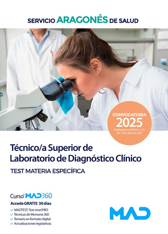 Técnico Superior De Laboratorio De Diagnóstico Clínico. Servicio Arago