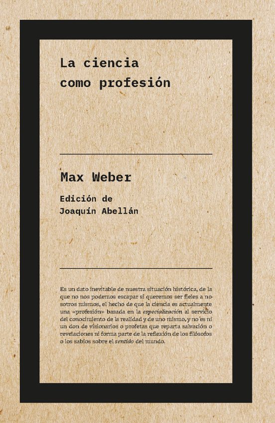 La Ciencia Como Profesión