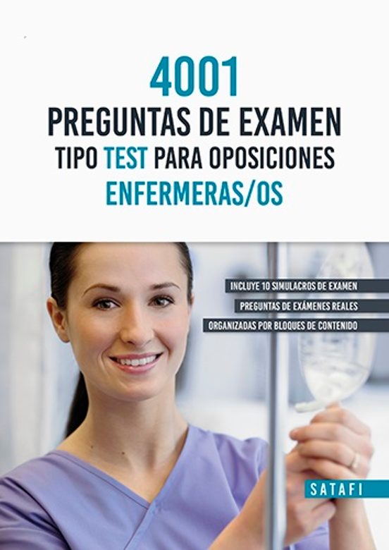 4001 Preguntas De Examen Tipo Test Para Oposiciones Enfermeras/os