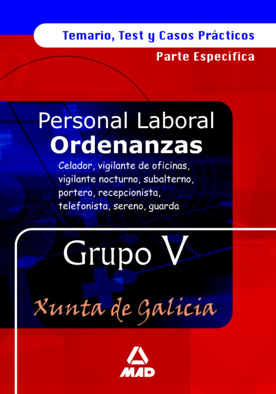 Ordenanzas Xunta De Galicia : Temario Y Test