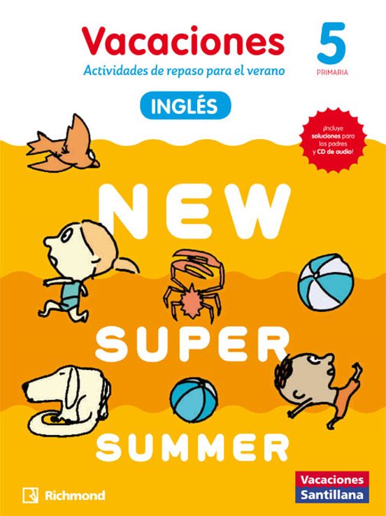 New Super Summer 5º Educacion Primaria Sb+cd