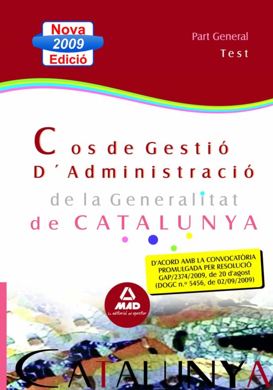 Cos De Gestio Dadministracio De La Generalitat De Catalunya. Escala De