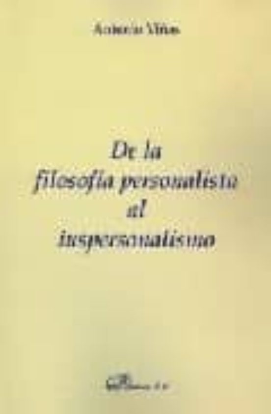 De La Filosofia Personalista Al Iuspersonalismo