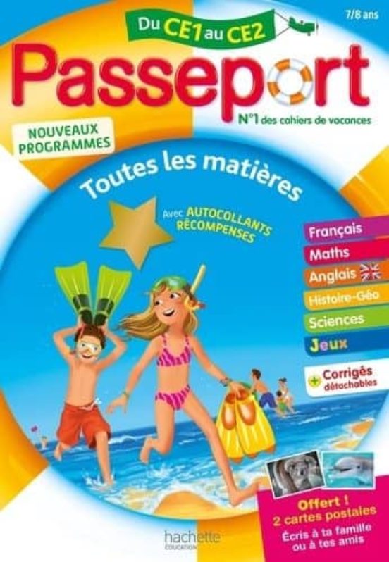 Passeport Du Ce1 Au Ce2 7-8 Ans : Toutes Les Matières : Nouveaux Progr