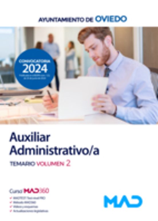 Auxiliar Administrativo/a. Temario Volumen 2. Ayuntamiento De Oviedo
