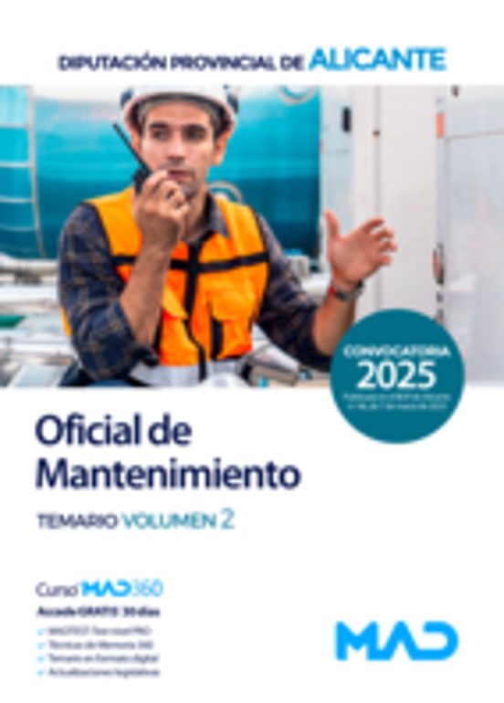 Oficial De Mantenimiento. Diputación Provincial De Alicante. Temario V