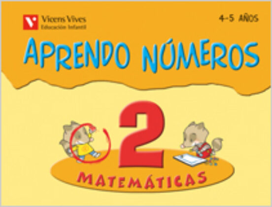 Aprendo Numeros. Cuaderno 2. Infantil 4 Años
