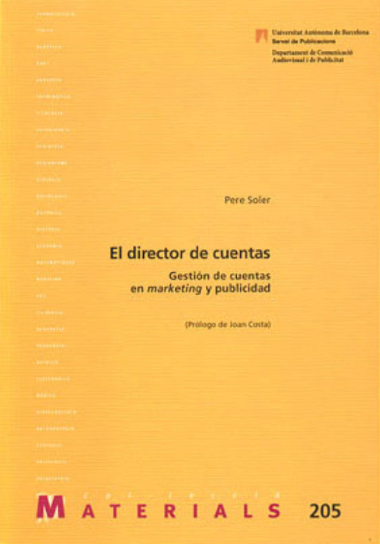 Director De Cuentas: Gestion De Cuentas En Marketing Y Publicidad