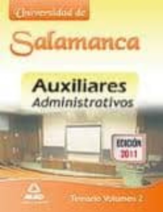 Auxiliares Administrativos De La Universidad De Salamanca. Temari O