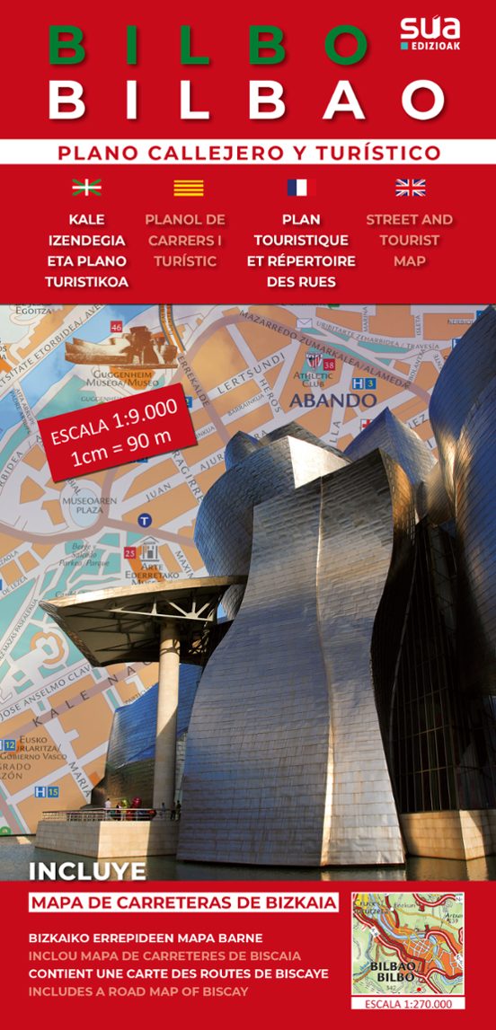 Plano Callejero Y Turistico Bilbo/bilbao