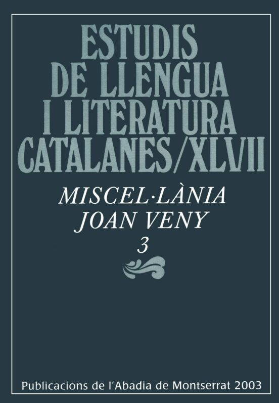 Miscel·lania Joan Veny 3