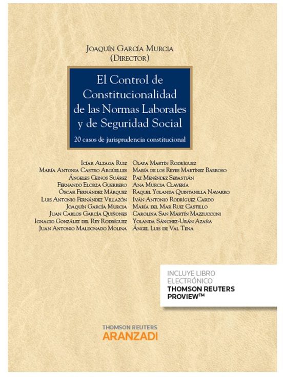 El Control De Constitucionalidad De Las Normas Laborales Y De Seg Urid