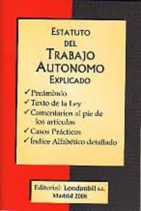 Estatuto Del Trabajo Autonomo Explicado