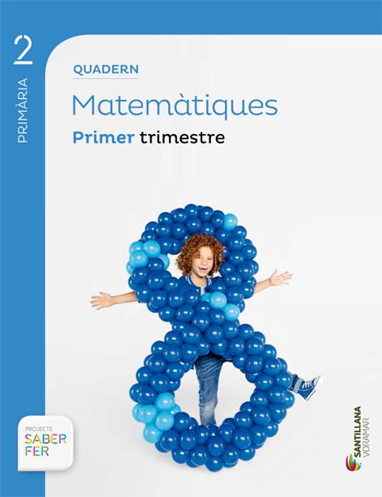 Quadern Matematiques 1º Trismestre 2º Primaria Saber Fer Valencia No