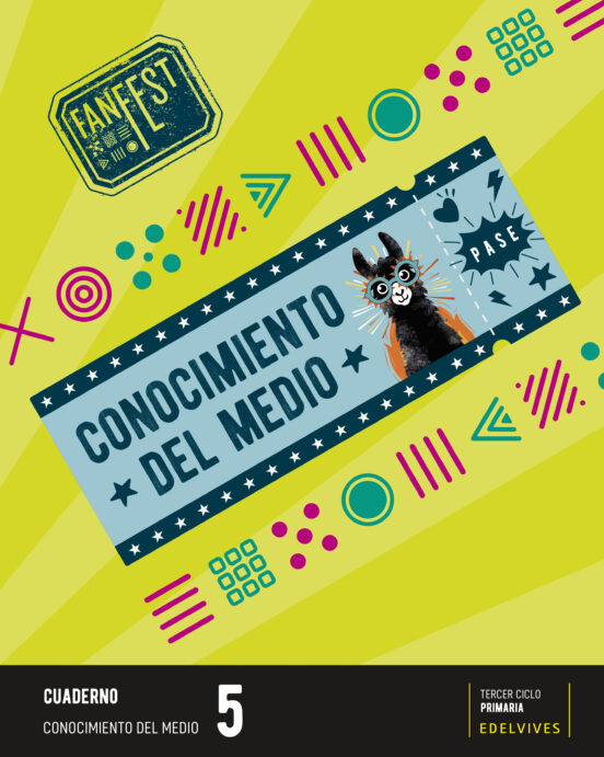 Conocimiento del Medio 5º Educacion Primaria Proyecto Fanfest Cuaderno