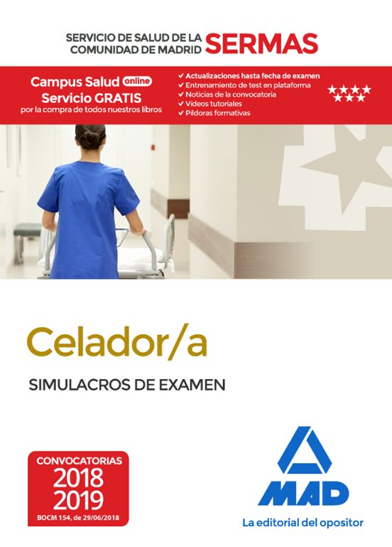 Celador/a Del Servicio De Salud De La Comunidad De Madrid. Simula Cros