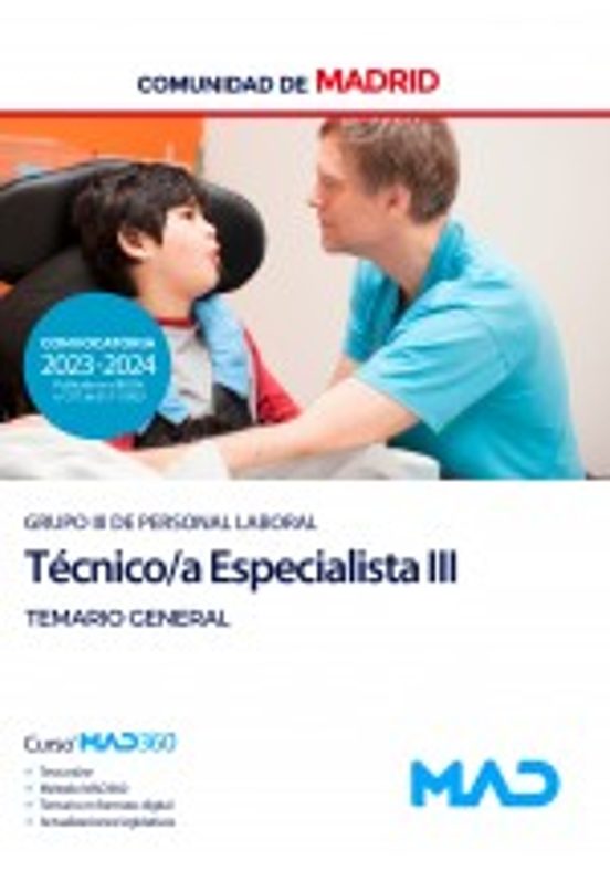 Tecnico Especialista Iii De La Comunidad Autonoma De Madri