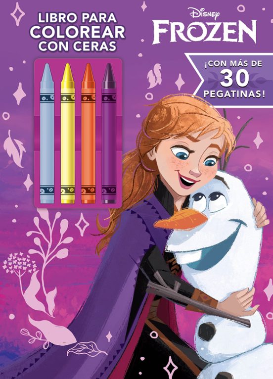 Frozen. Libro Para Colorear Con Ceras