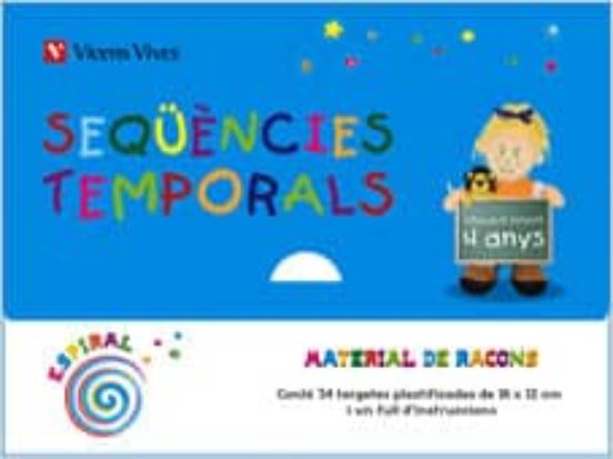 Capsa Seqüències Temporals. Espiral. 4 Anys Infantil Cat