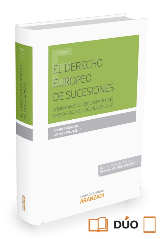 El Derecho Europeo De Sucesiones