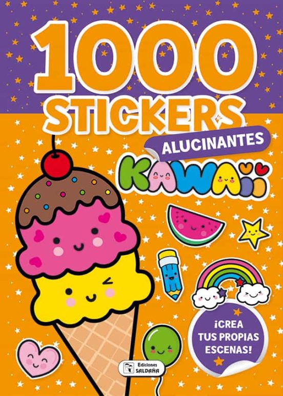 1000 Stickers Kawaii Alucinantes
