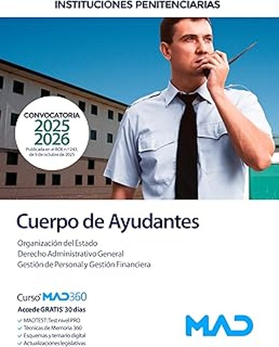 Cuerpo De Ayudantes De Instituciones Penitenciarias 2025-2026