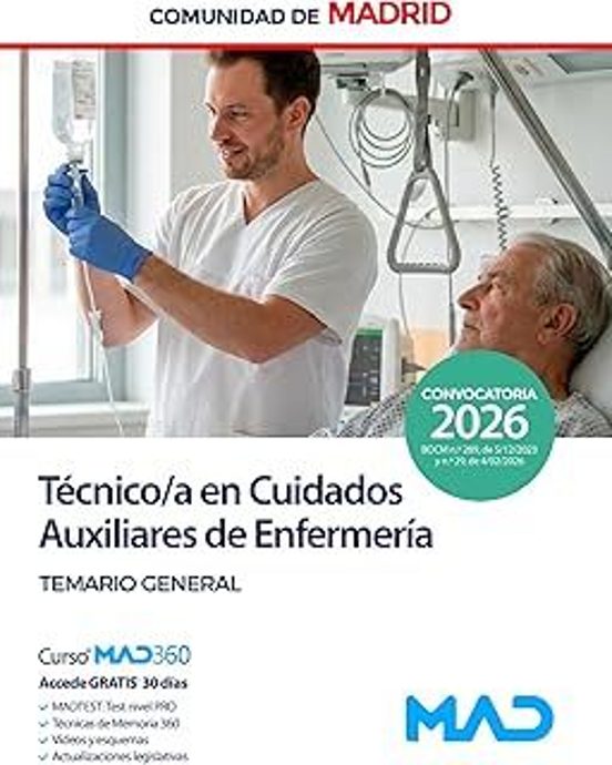 Técnico / A En Cuidados Auxiliares De Enfermería De La Comunidad Autón