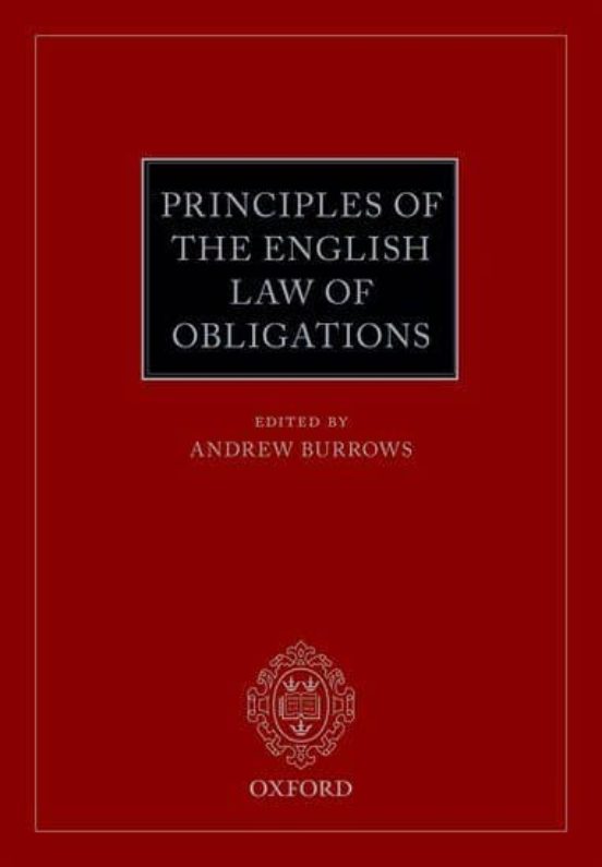 Principles Of The English Law Of Obligations