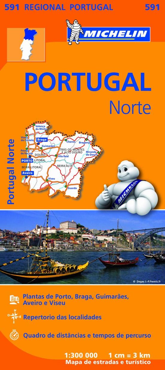 Mapa Regional Portugal Norte