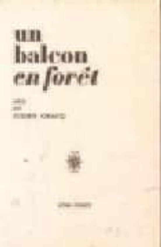 Un Balcon En Foret