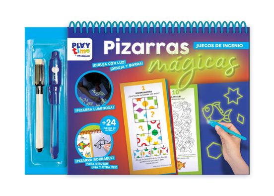 Pintaluz Pizarras Mágicas. Juegos Ingenio 4 A 6 Años