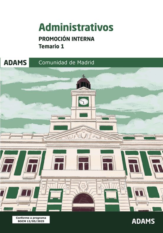 Administrativos Comunidad De Madrid. Promoción Interna. Temario 1